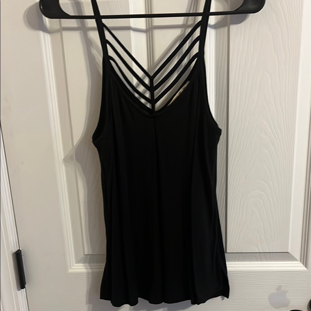 Express Black Strappy Women's Top